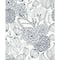 NuWallpaper Navy Secret Garden Peel & Stick Wallpaper